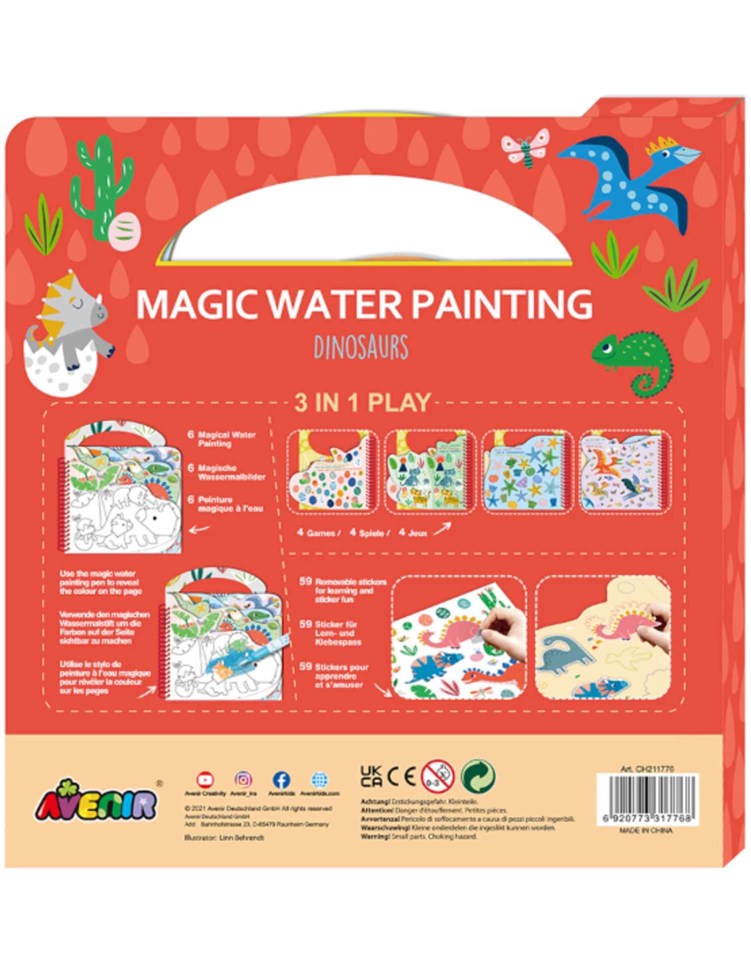 Avenir - Magical Water Painting - Dinosaur - Image 4