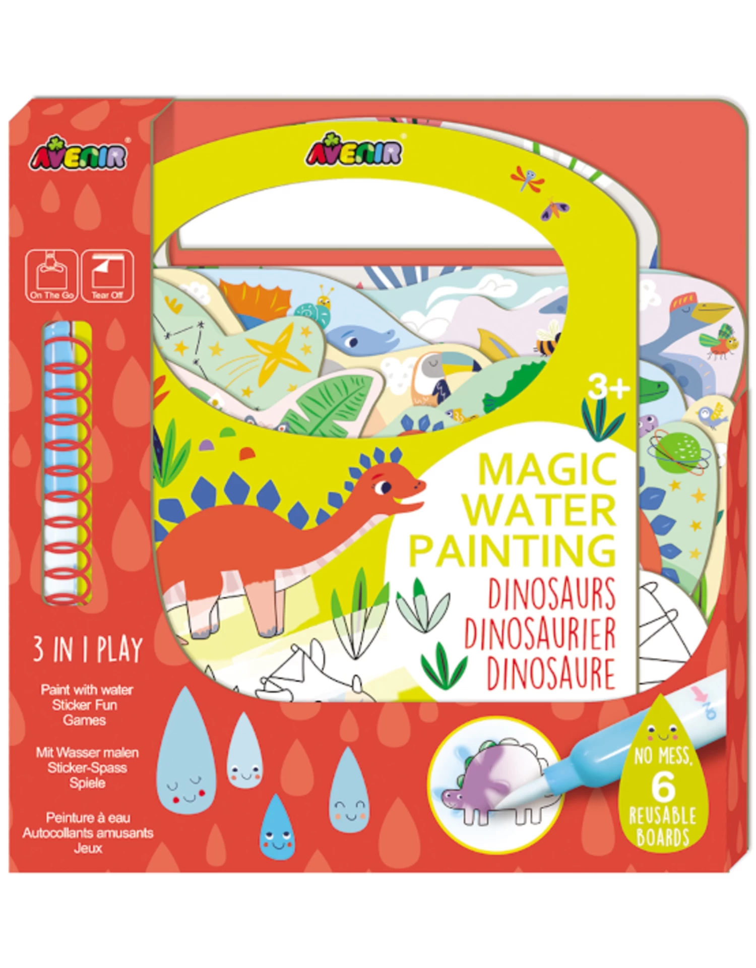 Avenir - Magical Water Painting - Dinosaur