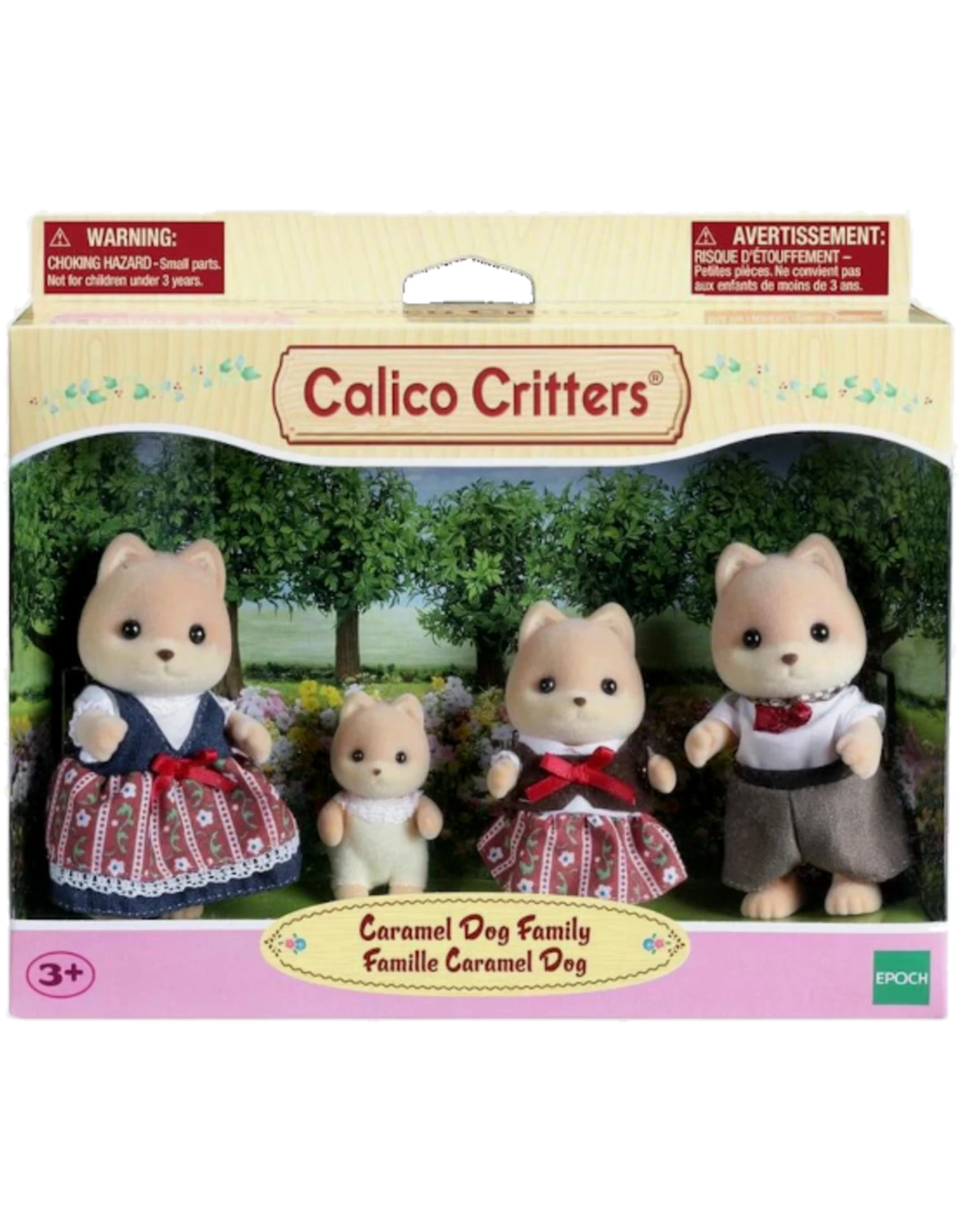Calico Critters - Caramel Dog Family