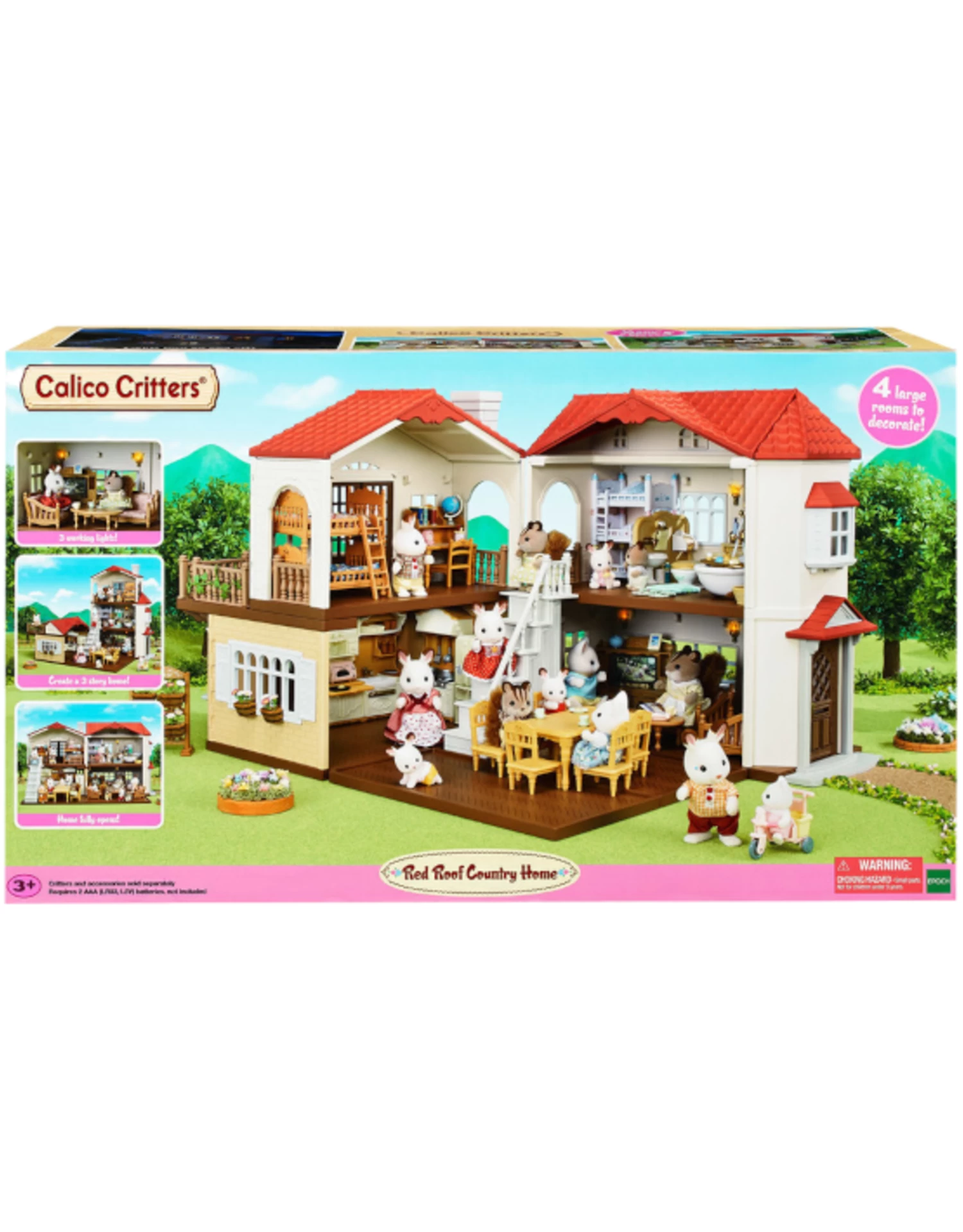 Calico Critters - Red Roof Country Home - Image 2