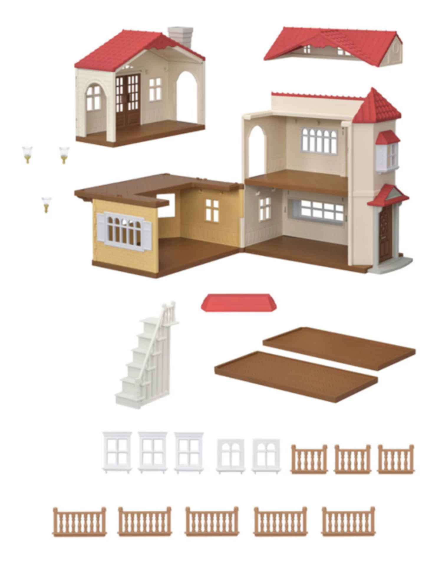 Calico Critters - Red Roof Country Home - Image 4