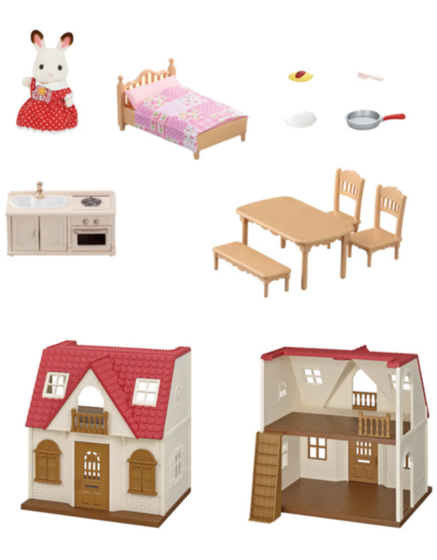 Calico Critters - Red Roof Cozy Cottage - Image 4