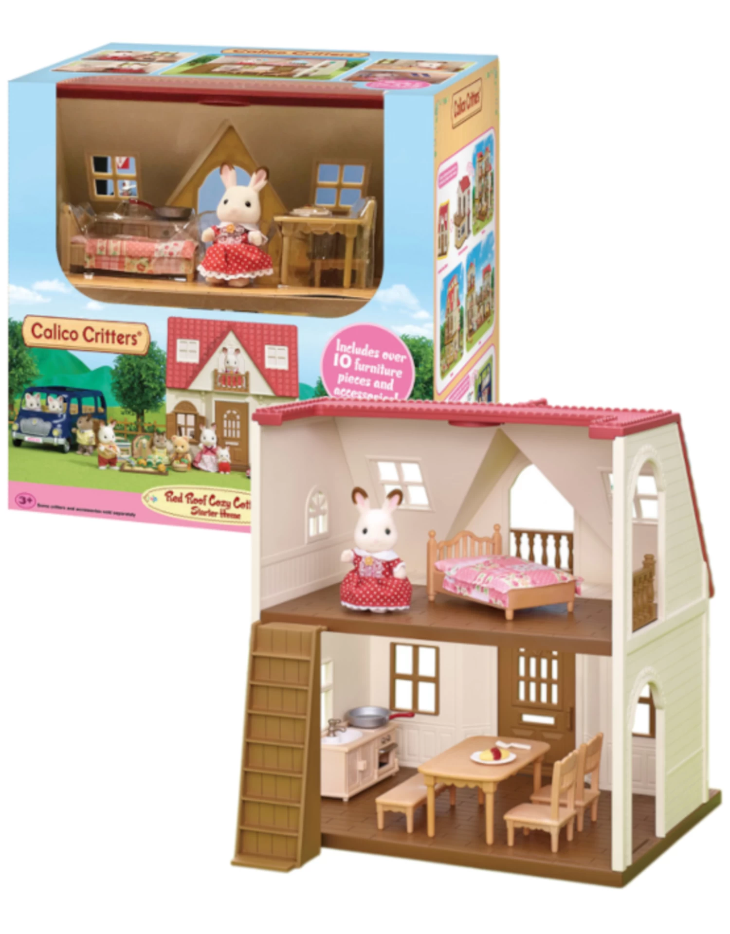 Calico Critters - Red Roof Cozy Cottage