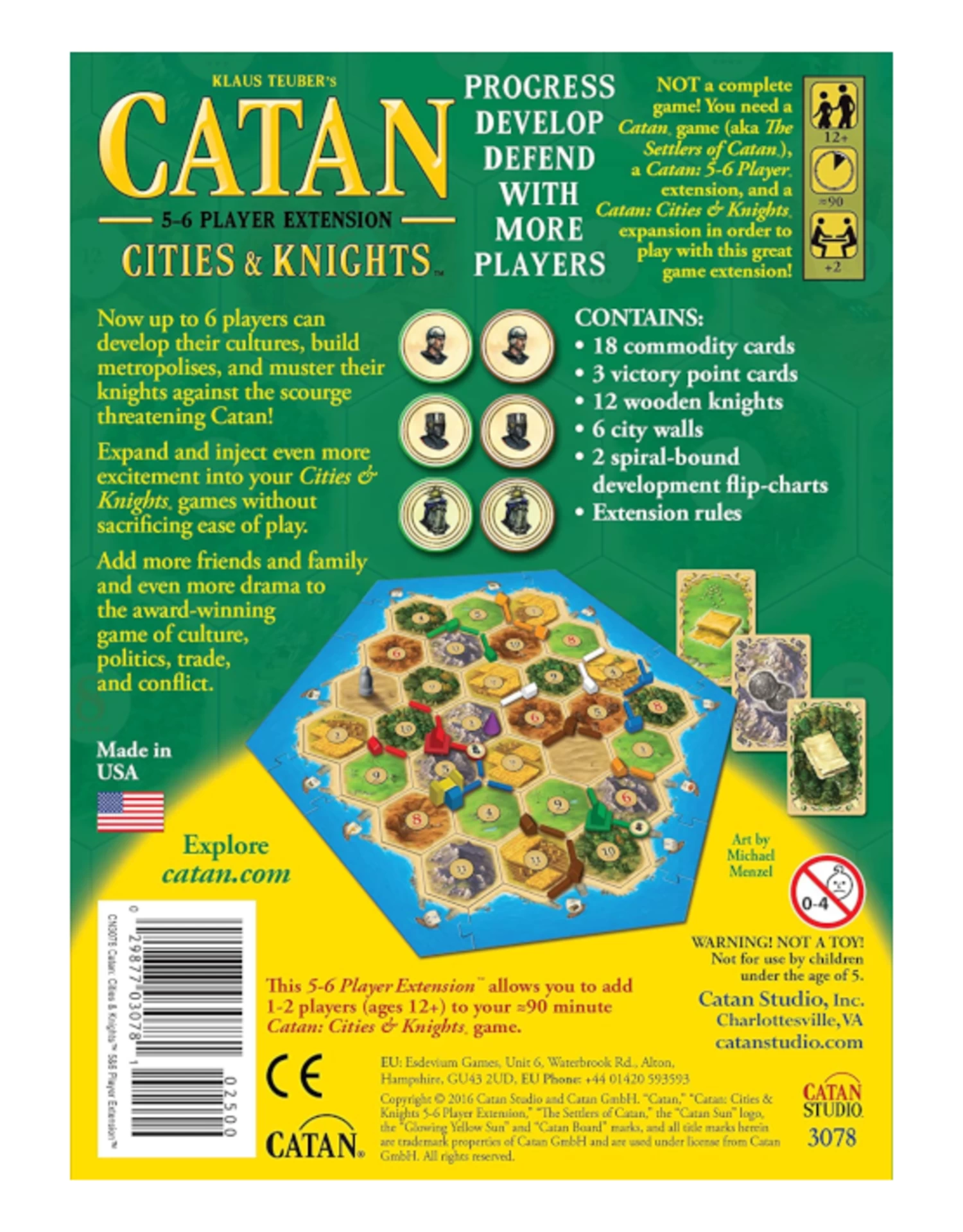 Catan - Cities & Knights - 5-6 Player Expansion - Image 4
