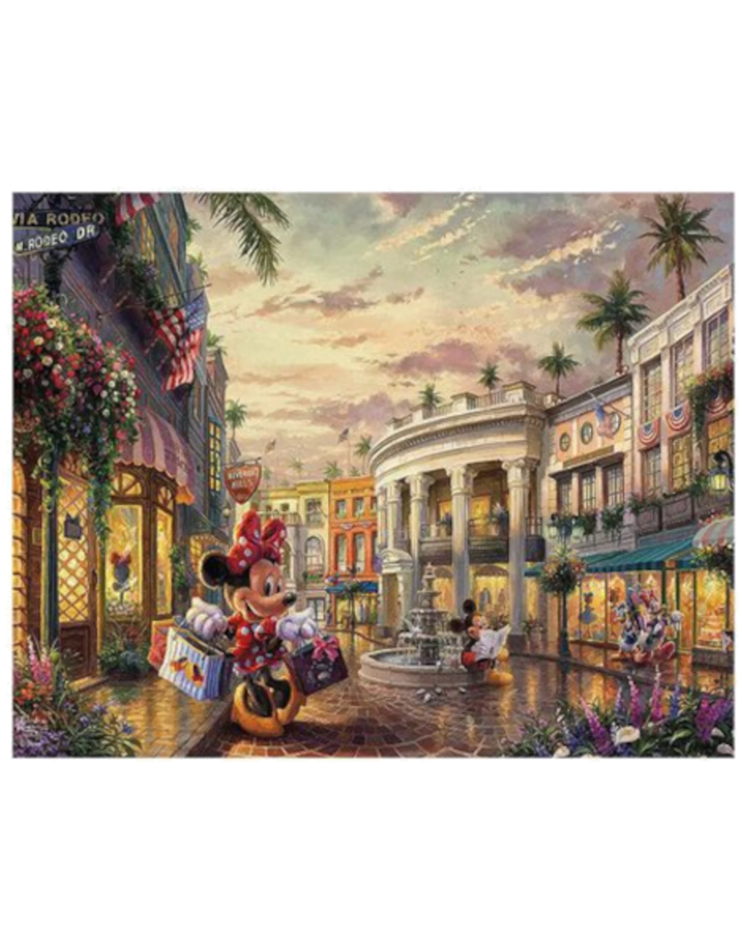 Ceaco - 500pcs - 4 In 1 Multipack - Thomas Kinkade Disney (Teal) - Image 2