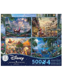 Ceaco - 500pcs - 4 In 1 Multipack - Thomas Kinkade Disney (Teal)