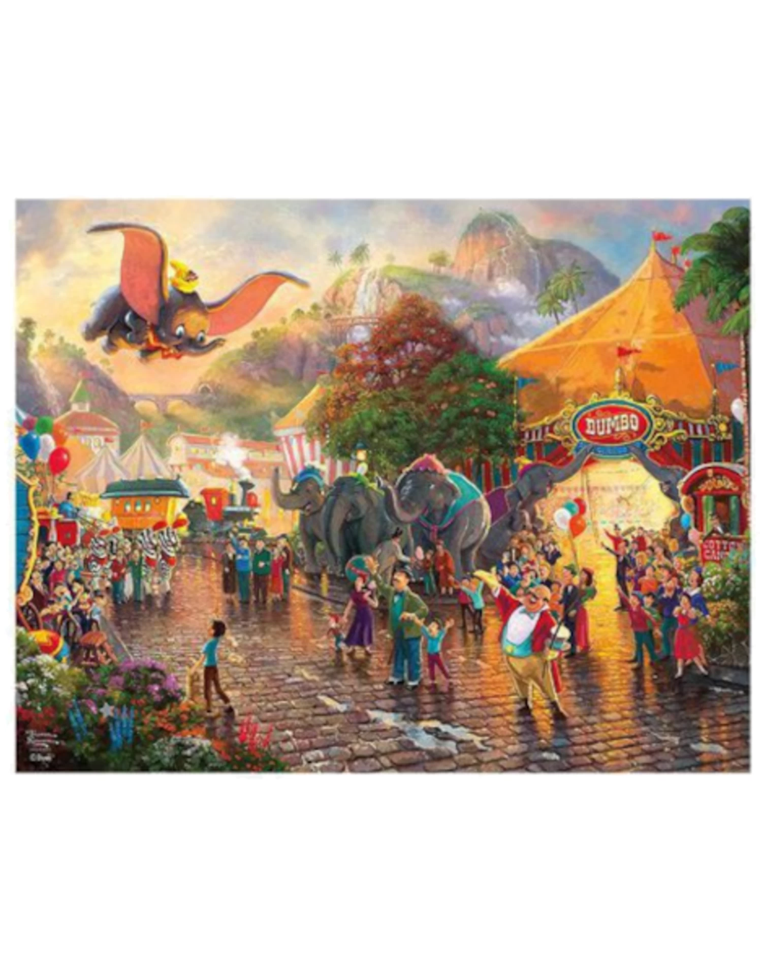 Ceaco - 500pcs - 4 In 1 Multipack - Thomas Kinkade Disney (Teal) - Image 4