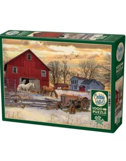 Cobble Hill - 1000 Pcs - Winter On The Farm