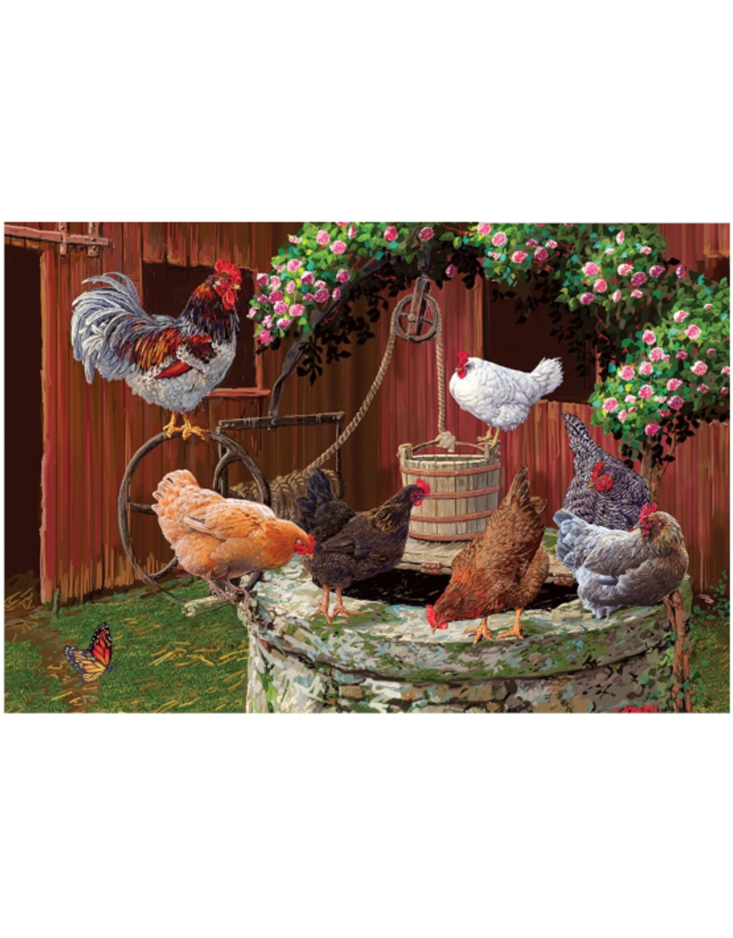 Cobble Hill - 275pcs - Easy Handling - The Chickens Are Well - Image 2