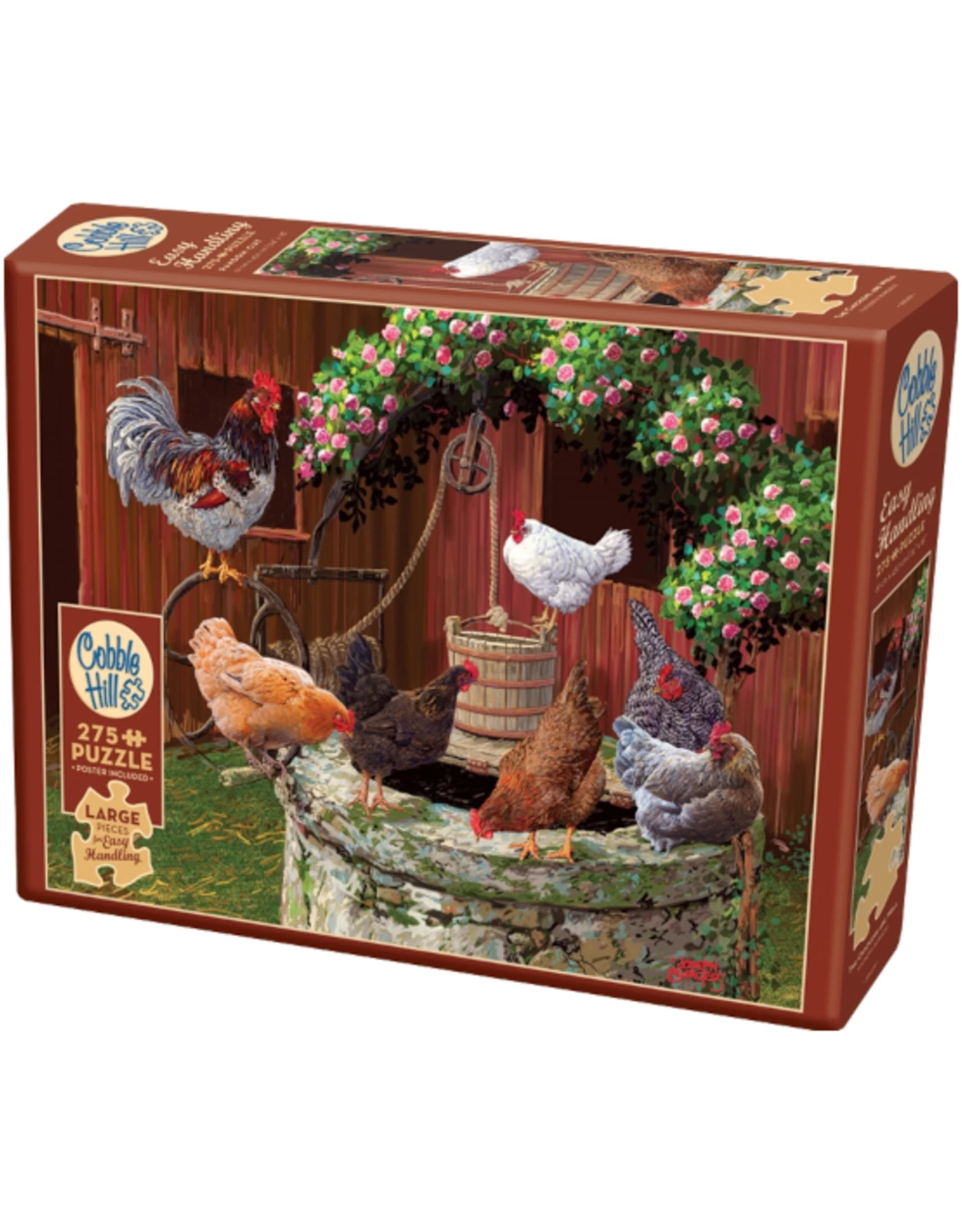 Cobble Hill - 275pcs - Easy Handling - The Chickens Are Well