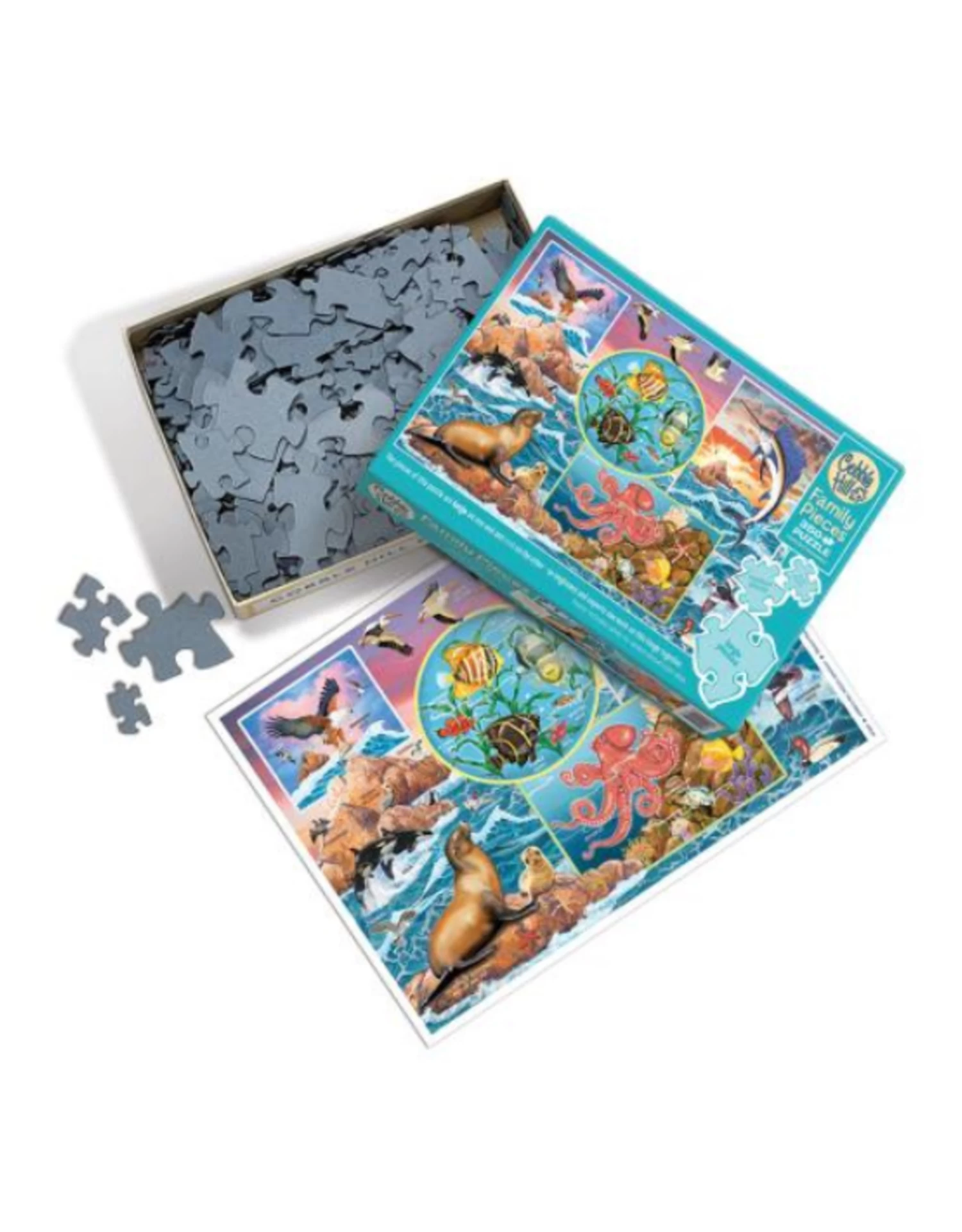 Cobble Hill - 350 Pcs - Family Pieces - Ocean Magic - Image 3