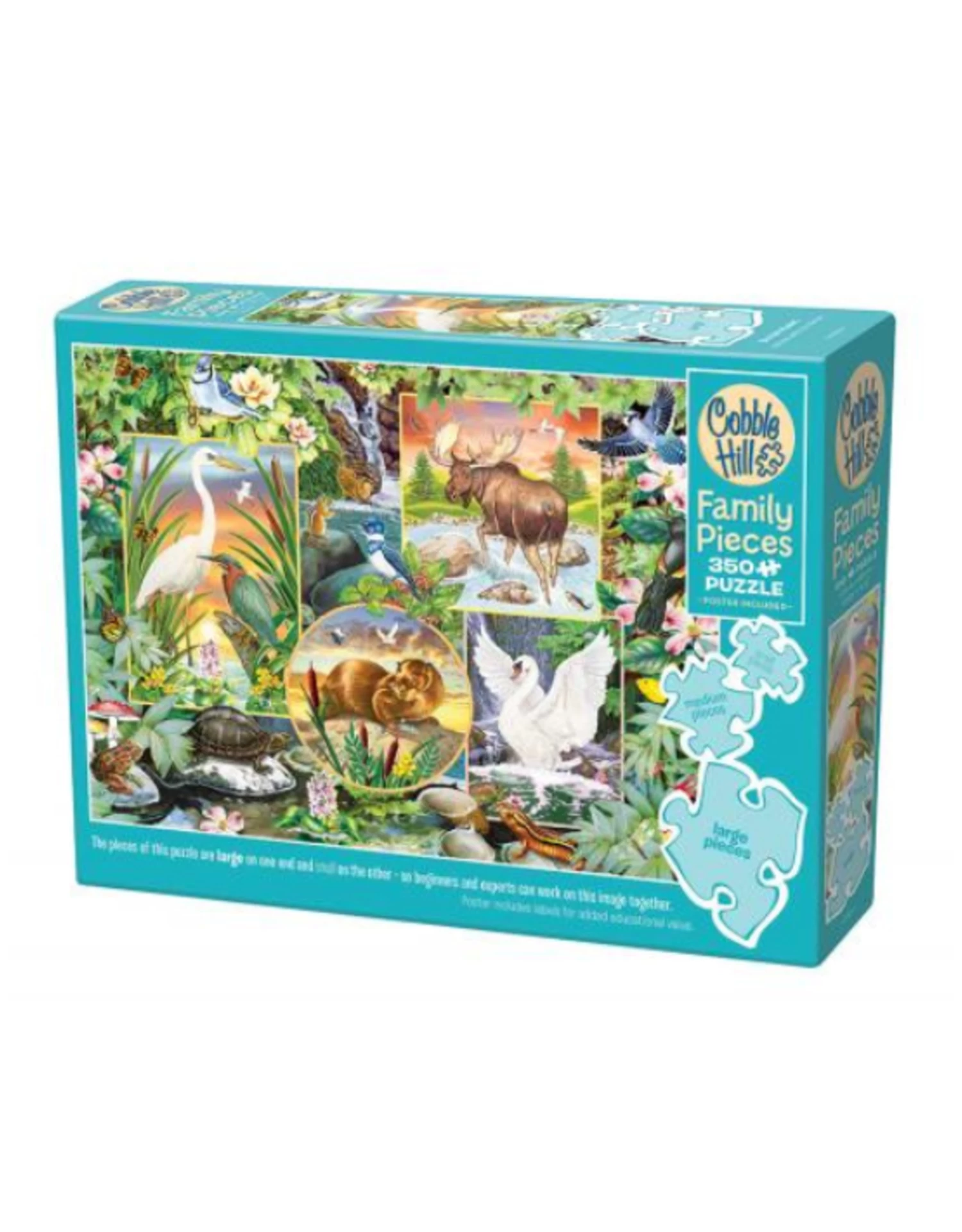 Cobble Hill - 350 Pcs - Family Pieces - River Magic