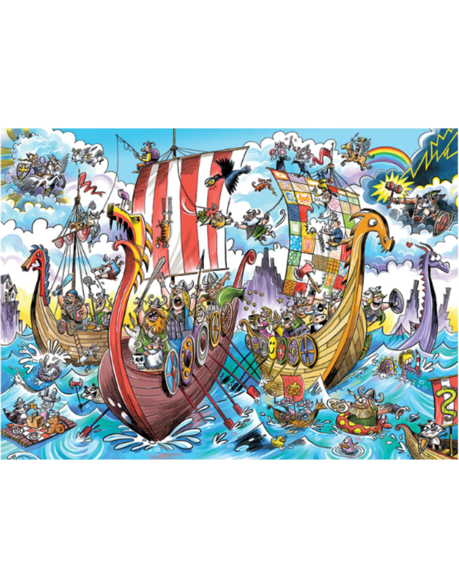 Cobble Hill - 350 Pcs - Family Pieces - Viking Voyage - Image 2