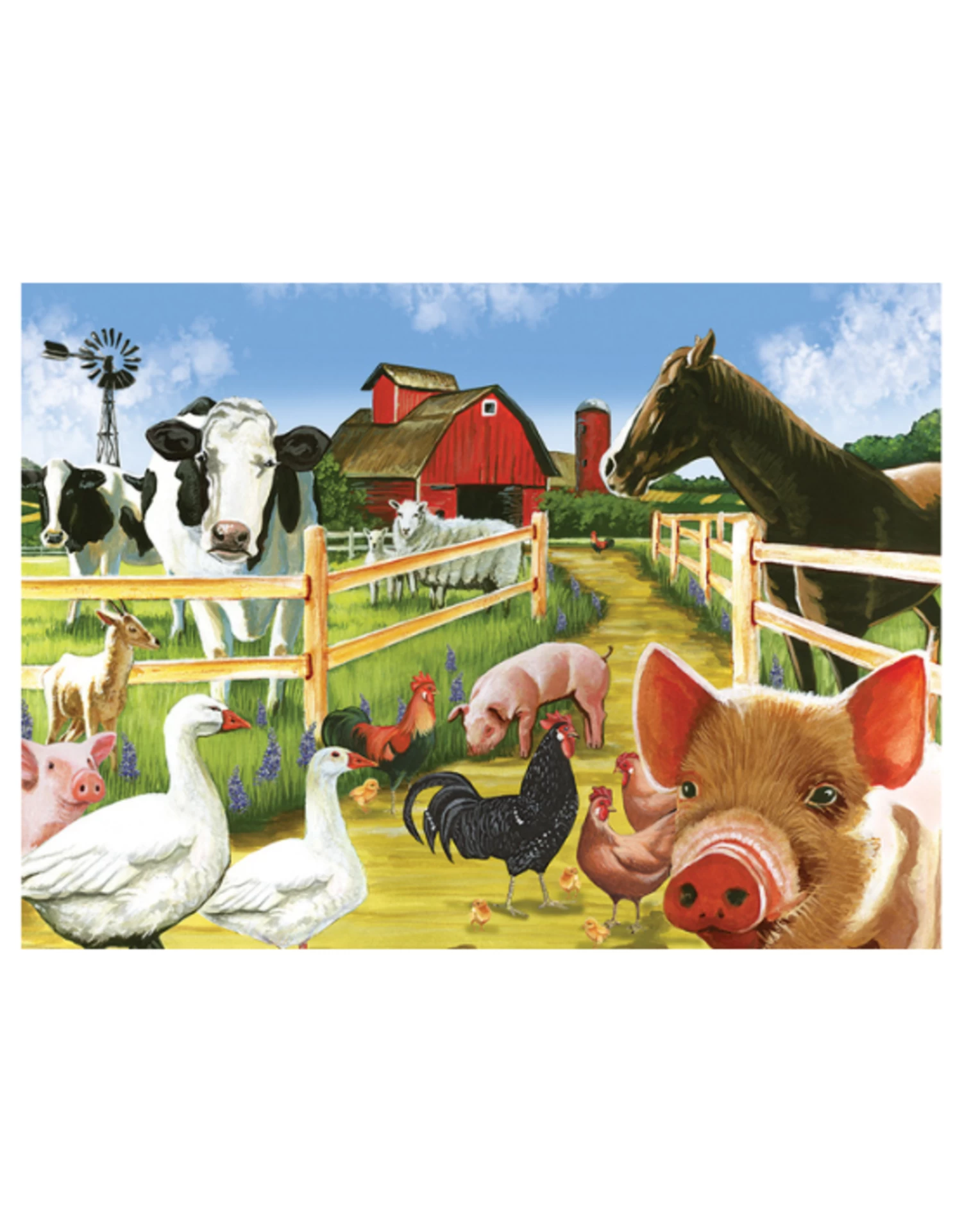 Cobble Hill - 350 Pcs - Family Pieces - Welcome To The Farm - Image 2