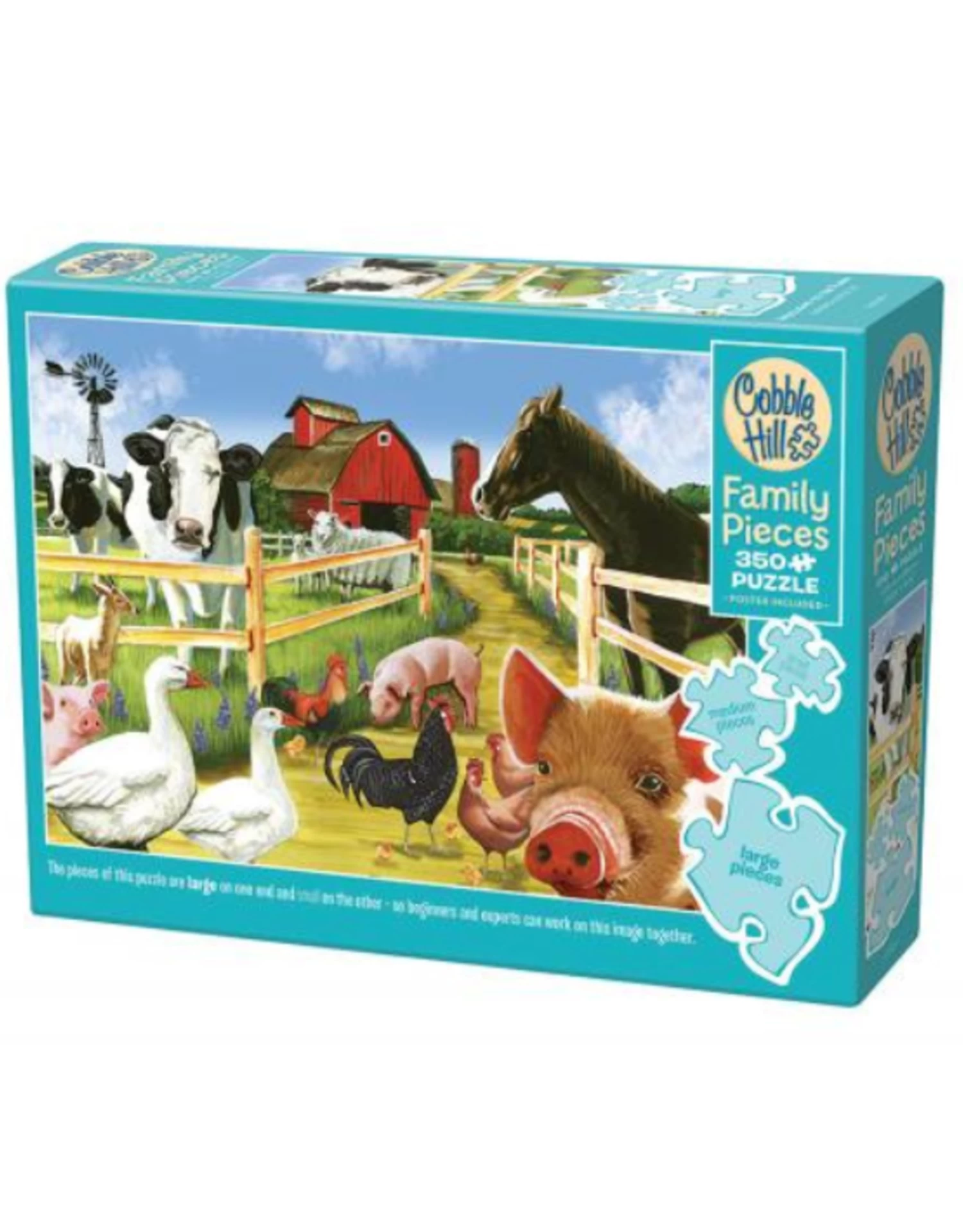 Cobble Hill - 350 Pcs - Family Pieces - Welcome To The Farm