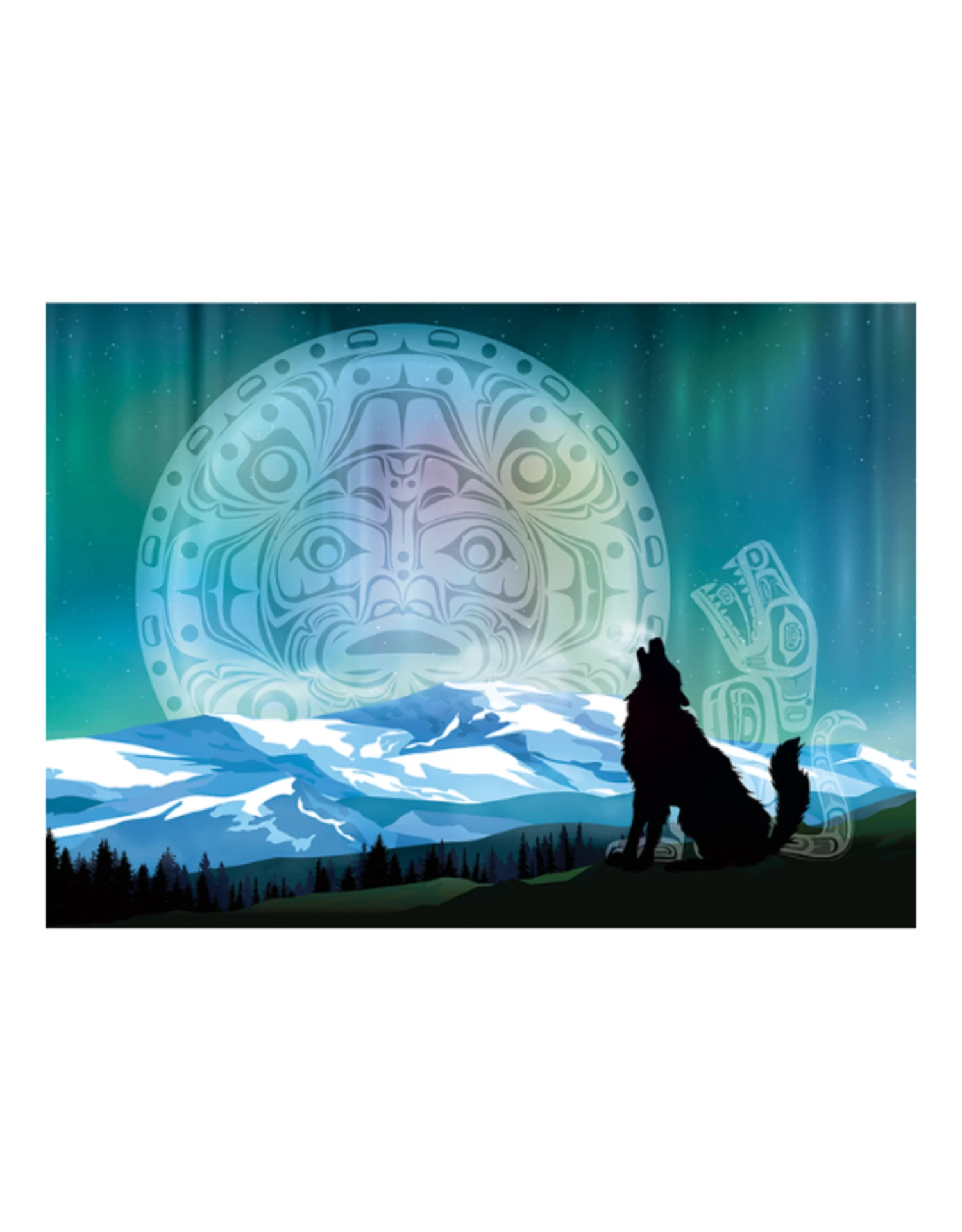 Cobble Hill - 500 Pcs - Two Wolves - Image 2