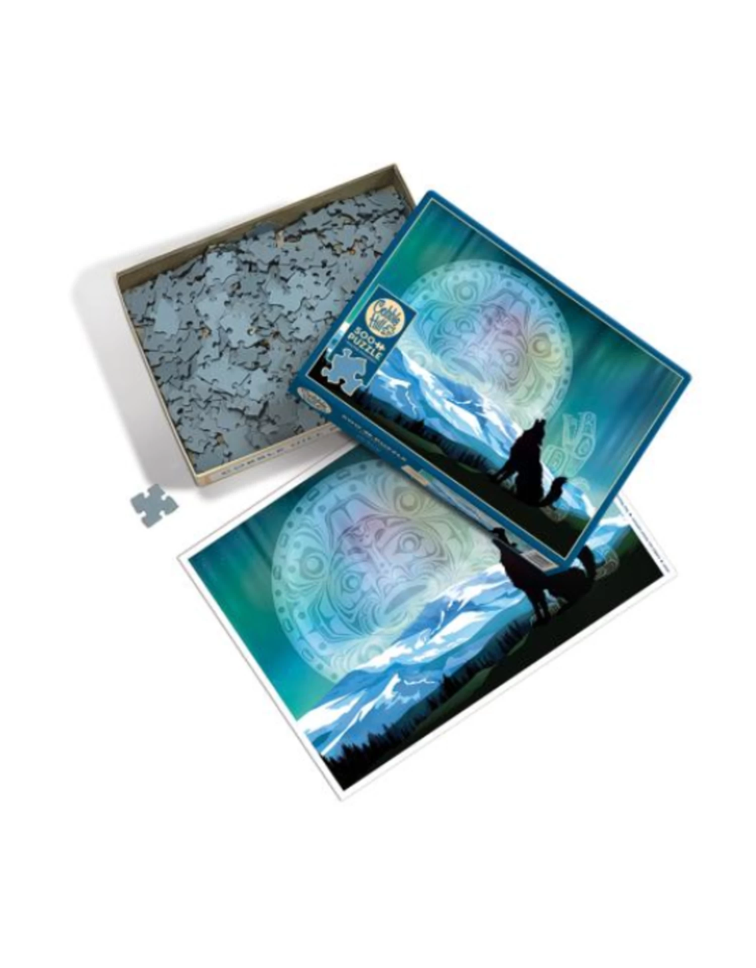 Cobble Hill - 500 Pcs - Two Wolves - Image 3