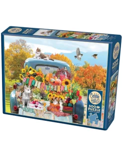 Cobble Hill - 500pcs - Country Truck In Autumn