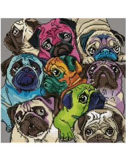 Diamond Dotz - World Of Pugs Diamond Dotz Art Kits