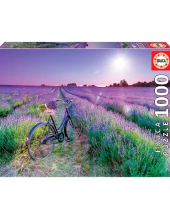 Educa - Bike In A Lavender Field (1000pcs)