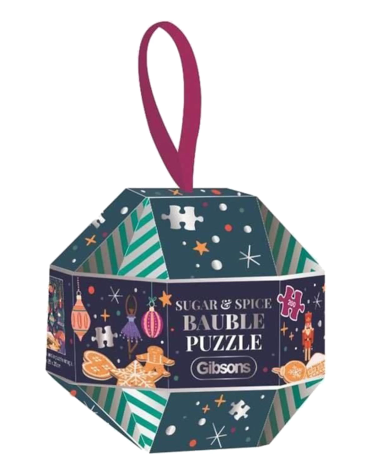 Gibsons - 200pcs - Sugar And Spice Christmas Bauble Jigsaw Puzzle