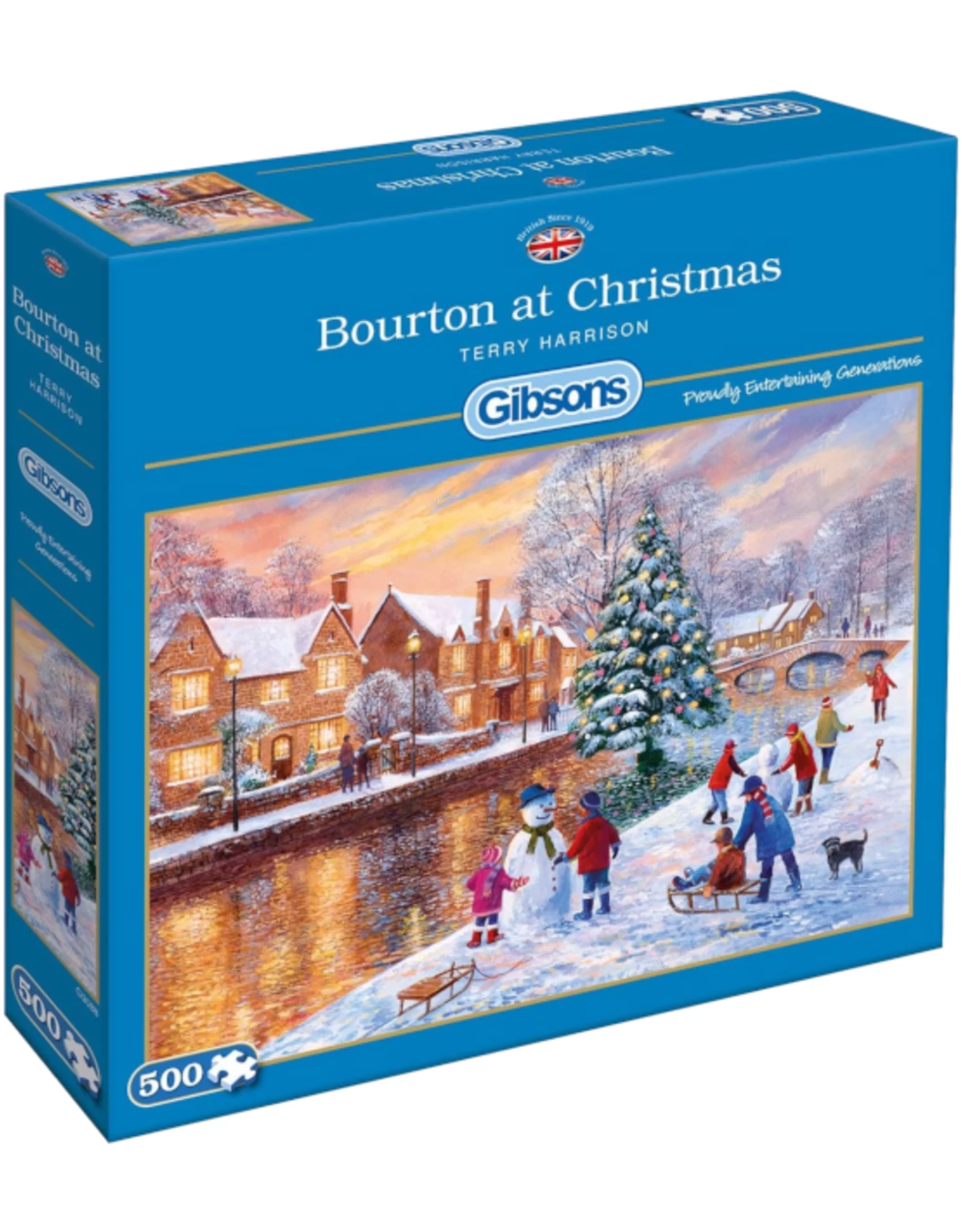 Gibsons - 500pcs - Bourton At Christmas