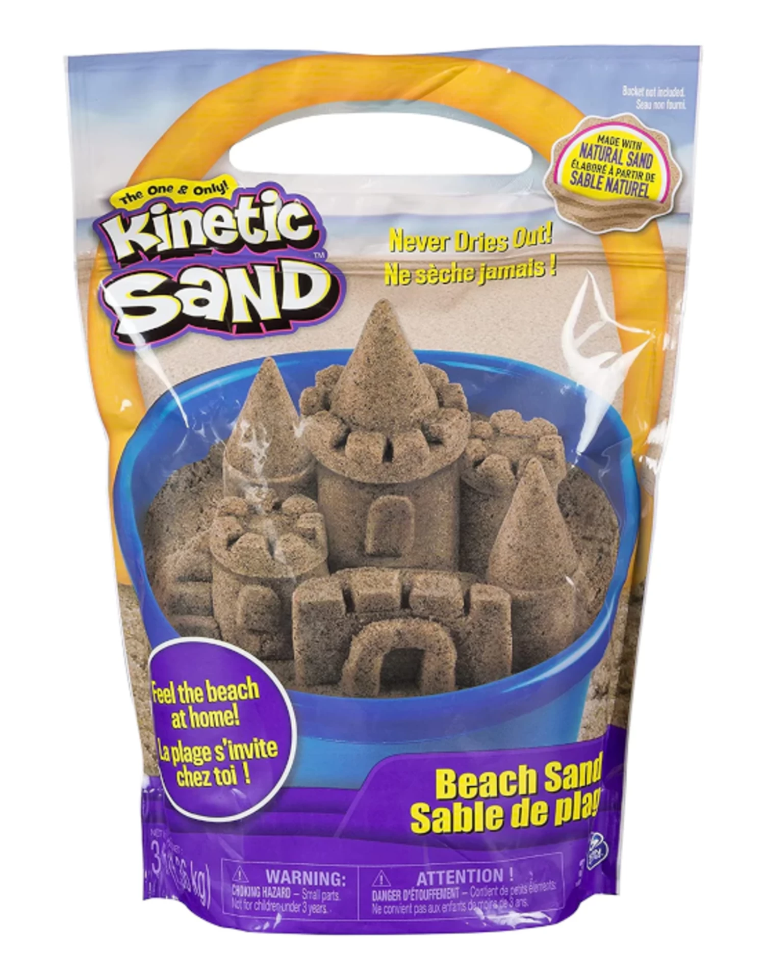 Kinetic Sand - 3lb - Natural Brown