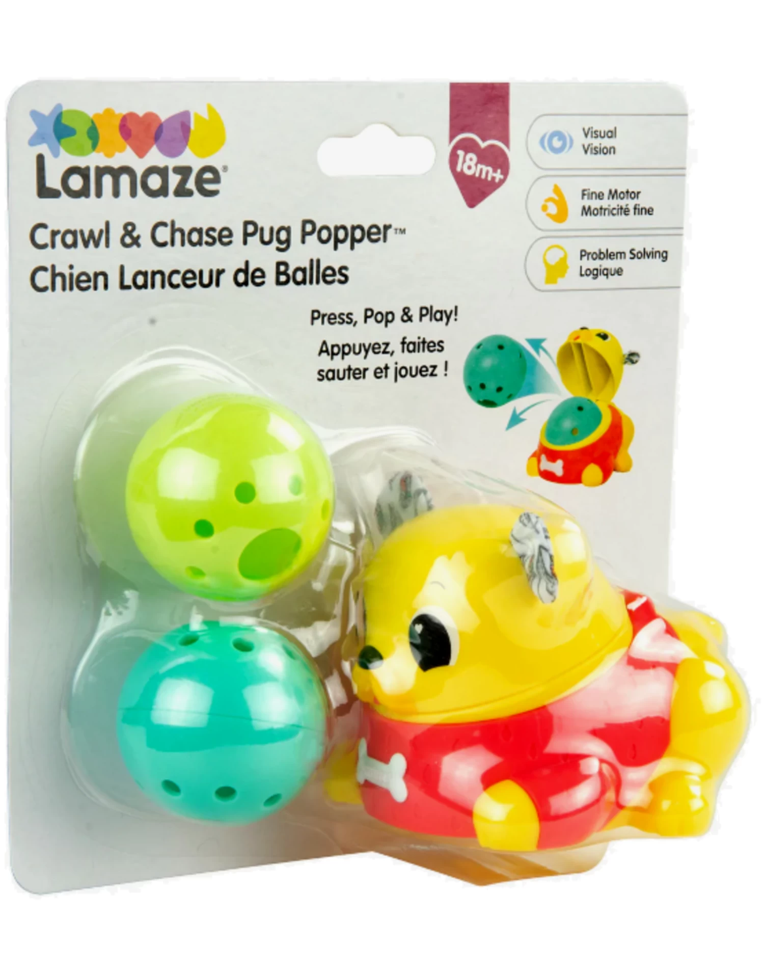 Lamaze - Crawl And Chase Pug Popper