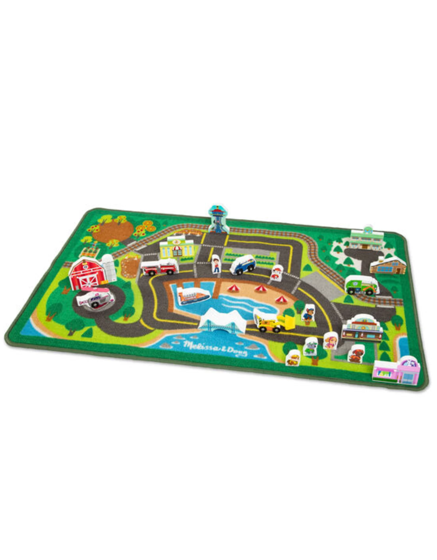 Melissa & Doug - PAW Patrol Activity Rug - Adventure Bay