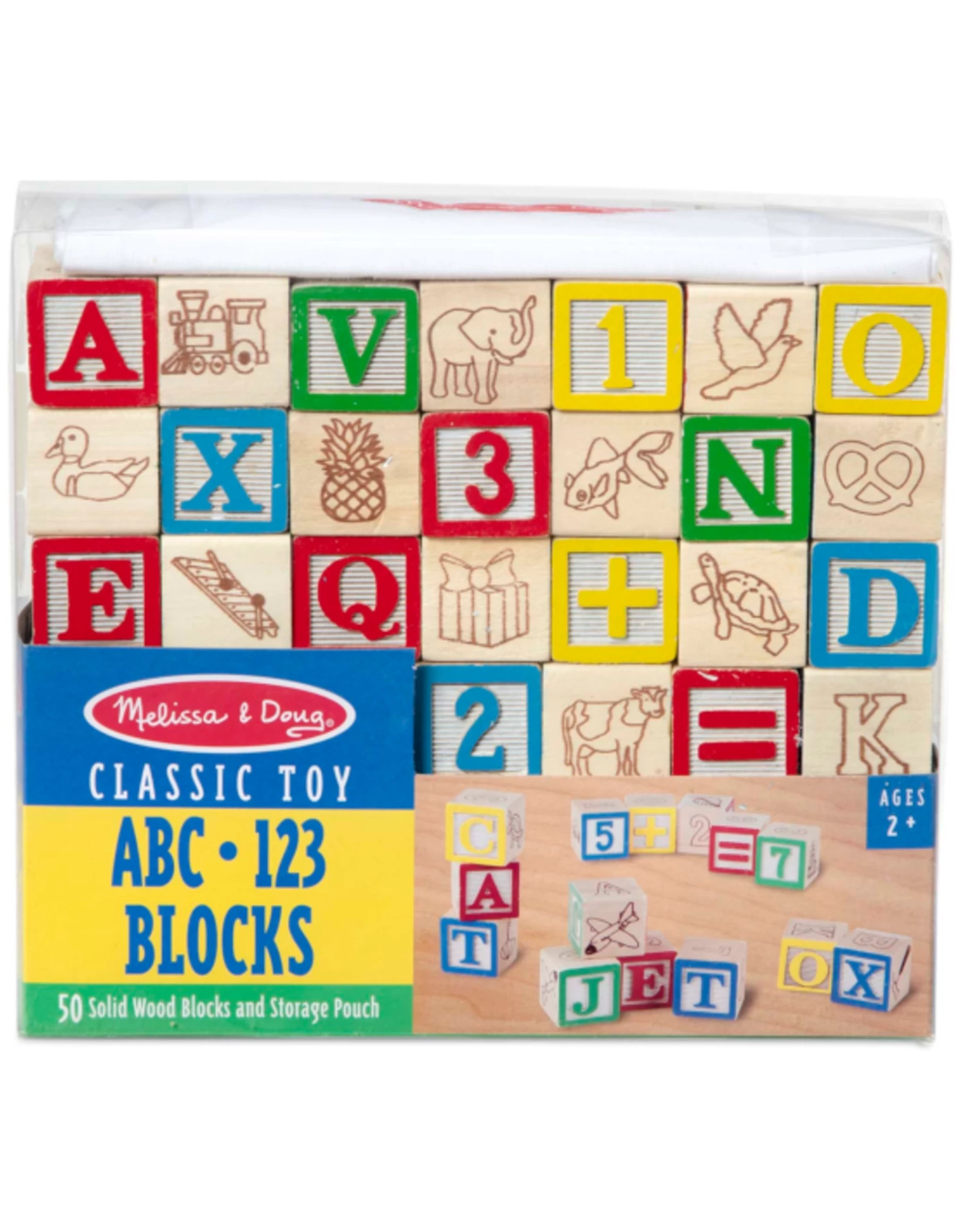 Melissa & Doug - Wooden ABC123 Blocks - Image 2
