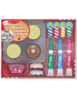 Melissa & Doug - Wooden Cupcake Set