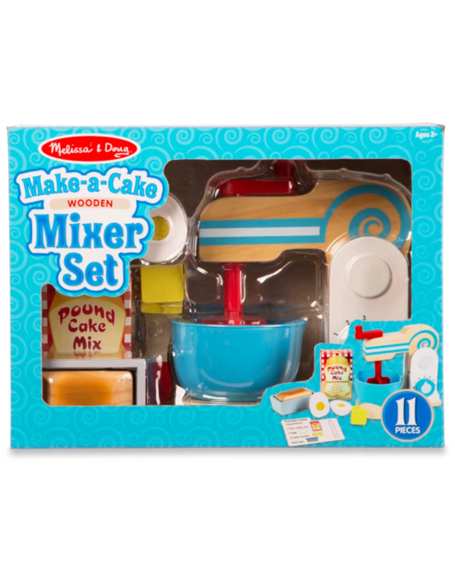 Melissa & Doug - Wooden Make-a-Cake Mixer Set - Image 2