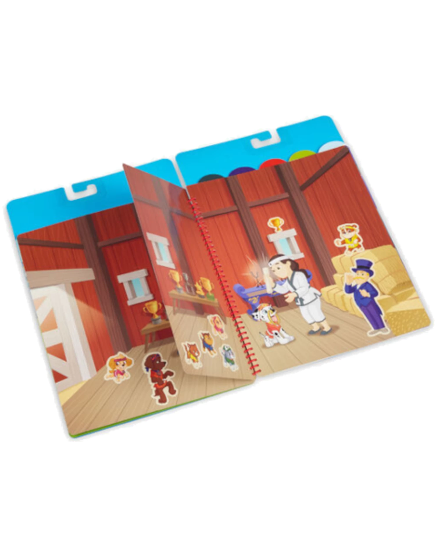 Melissa & Doug PAW Patrol Restickable Stickers Flip-Flap Pad - Classic Missions - Image 2