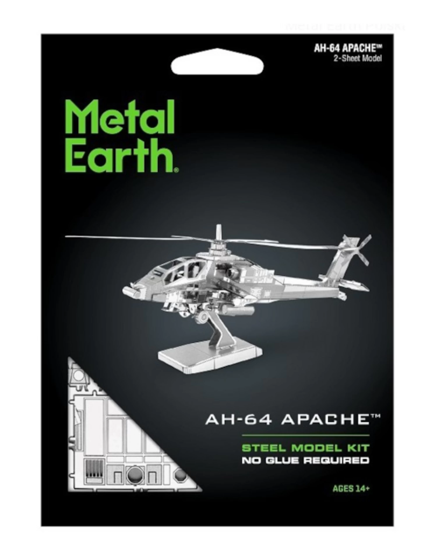 Metal Earth - AH-64 Apache - Image 2