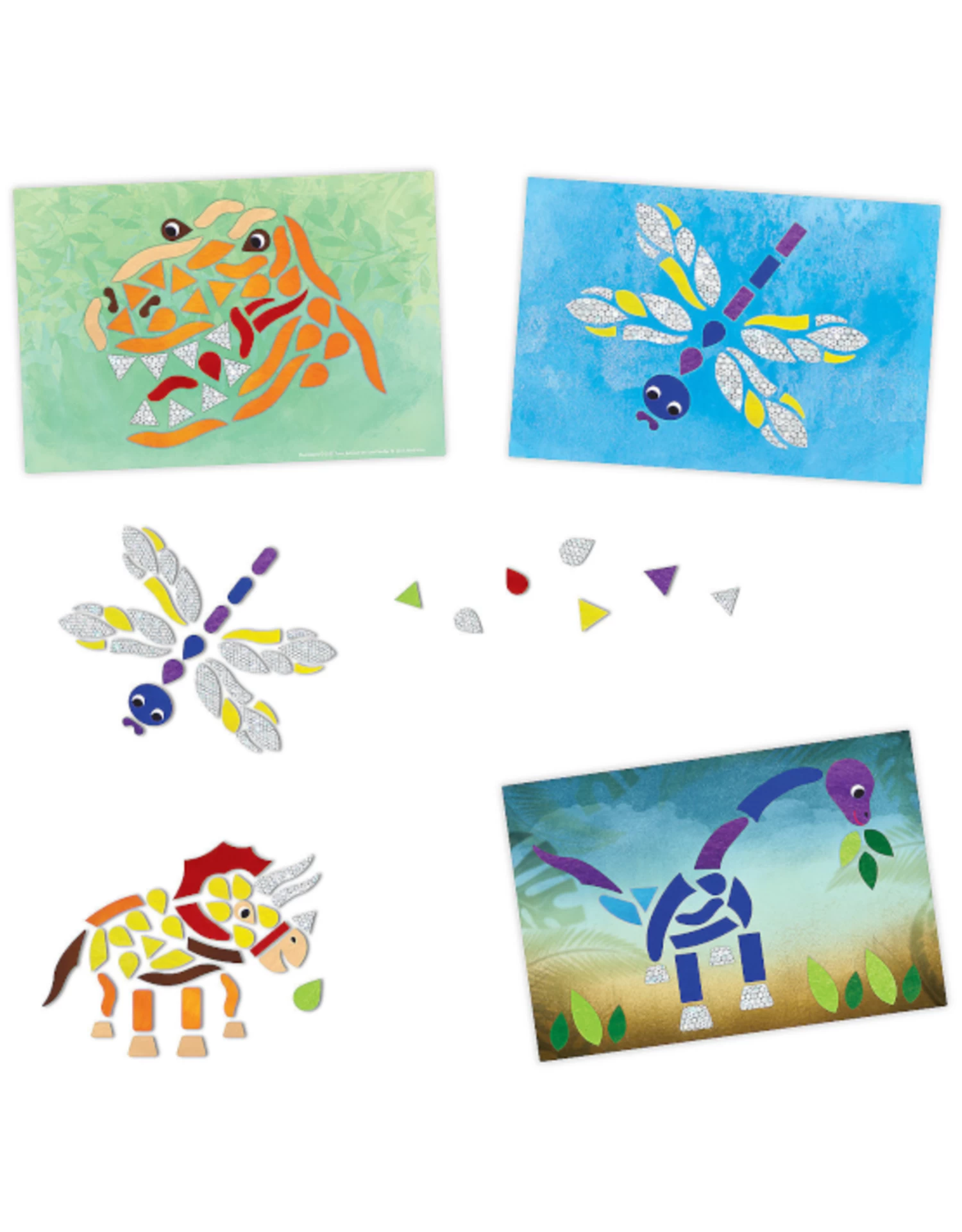 Peaceable Kingdom - Dinosaur Escape Shiny Mosaics - Image 2