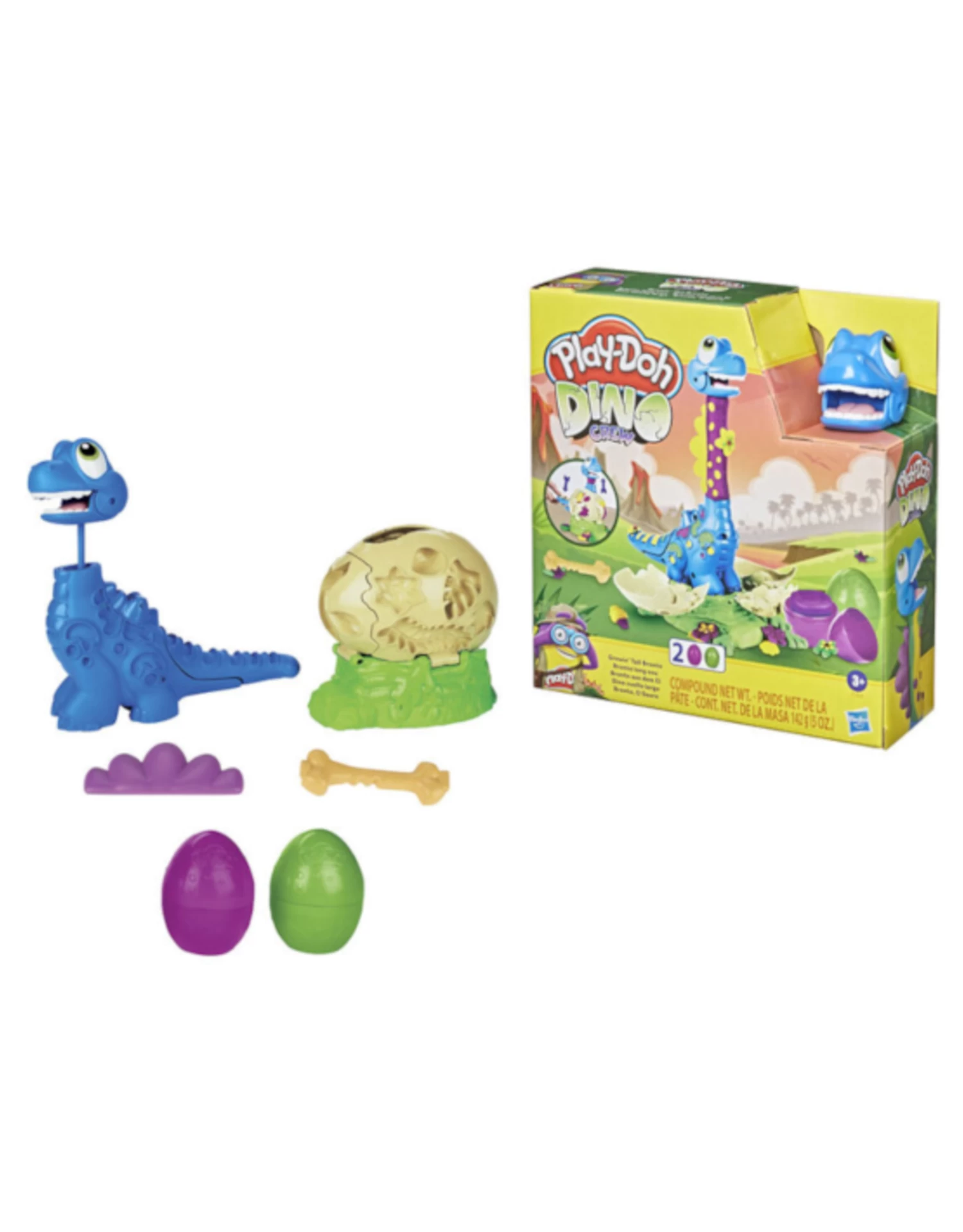 Play Doh - Dino Crate Escape - Growin' Tall Bronto