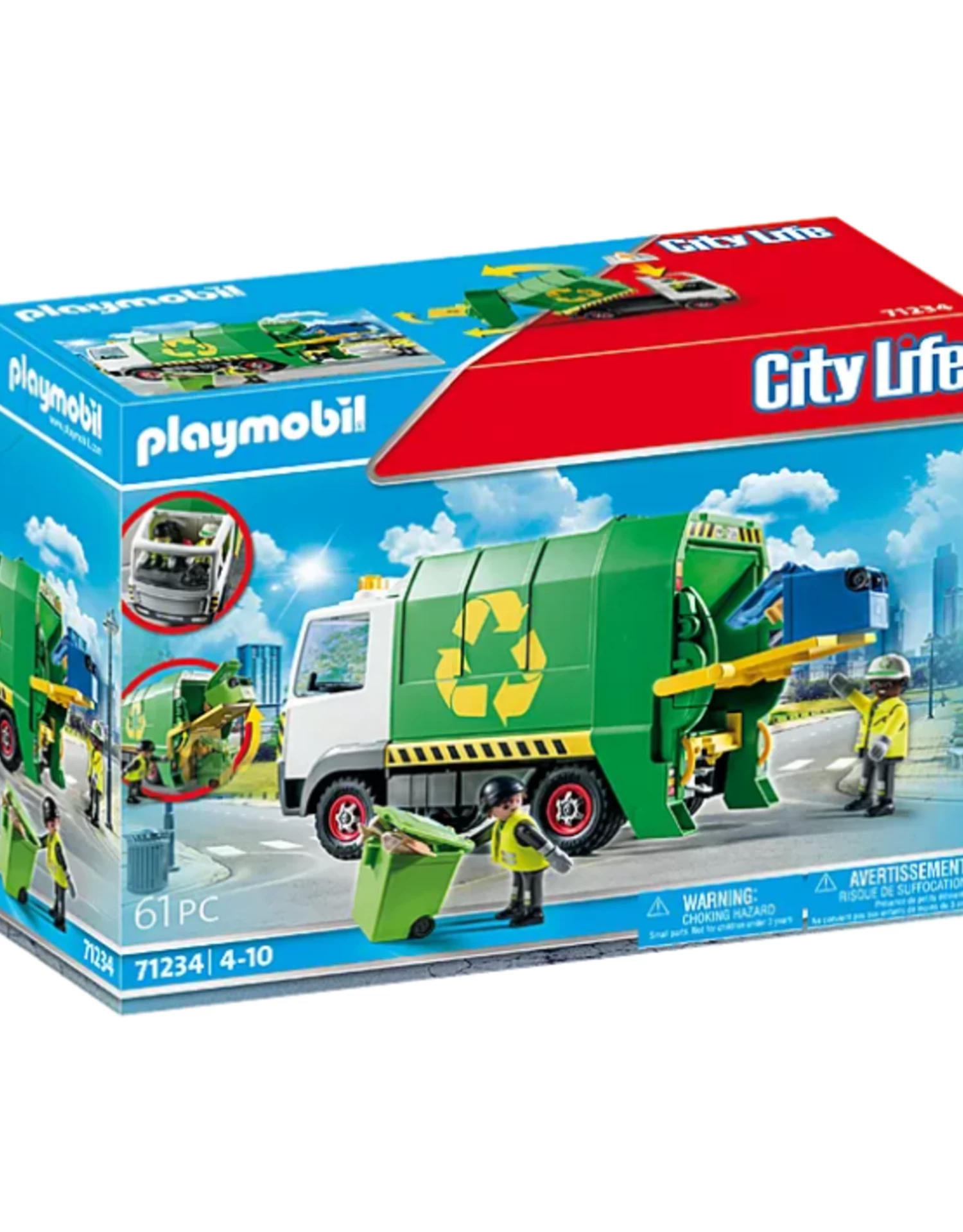 Playmobil - City Life - 71234 - Recycling Truck