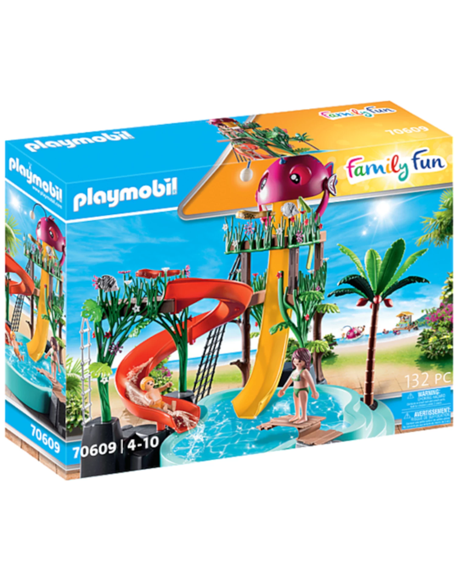 Playmobil - Family Fun - 70609 - Water Park With Slides