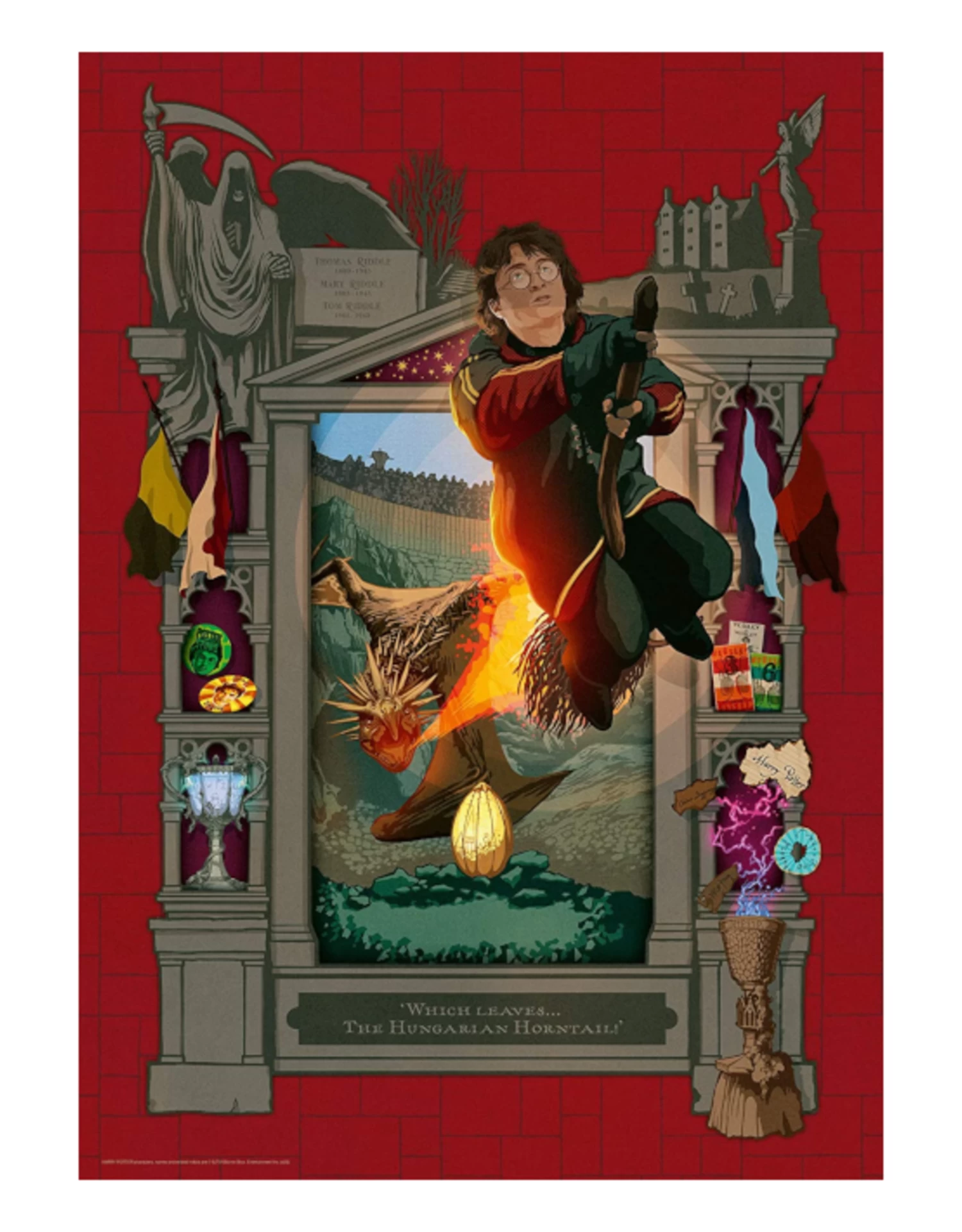 Ravensburger - 1000 Pcs - Harry Potter At The Trimagical Tournament (Harry Potter 4) - Image 2