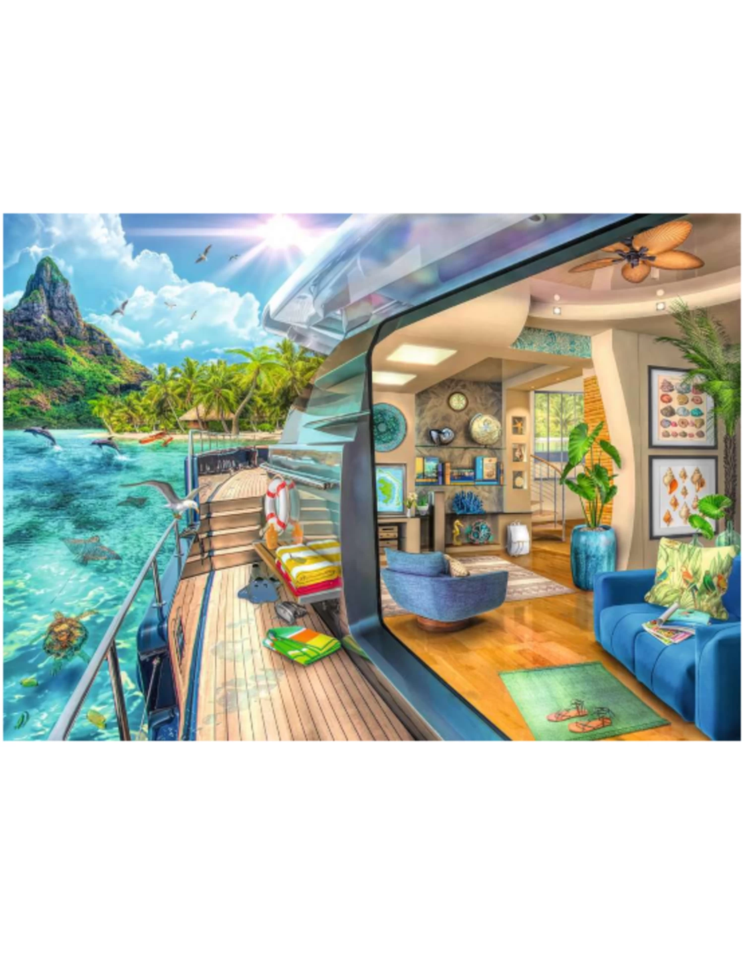 Ravensburger - 1000pcs - Tropical Island Charter - Image 2