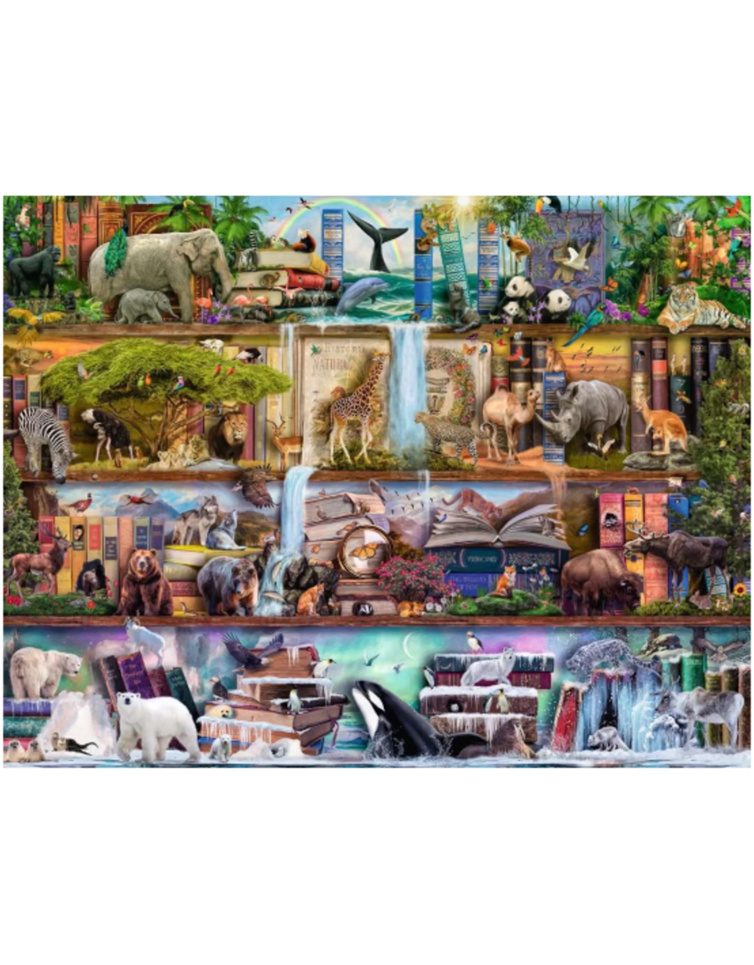 Ravensburger - 2000pc - Aimee Stewart: Wild Kingdom Shelves - Image 2