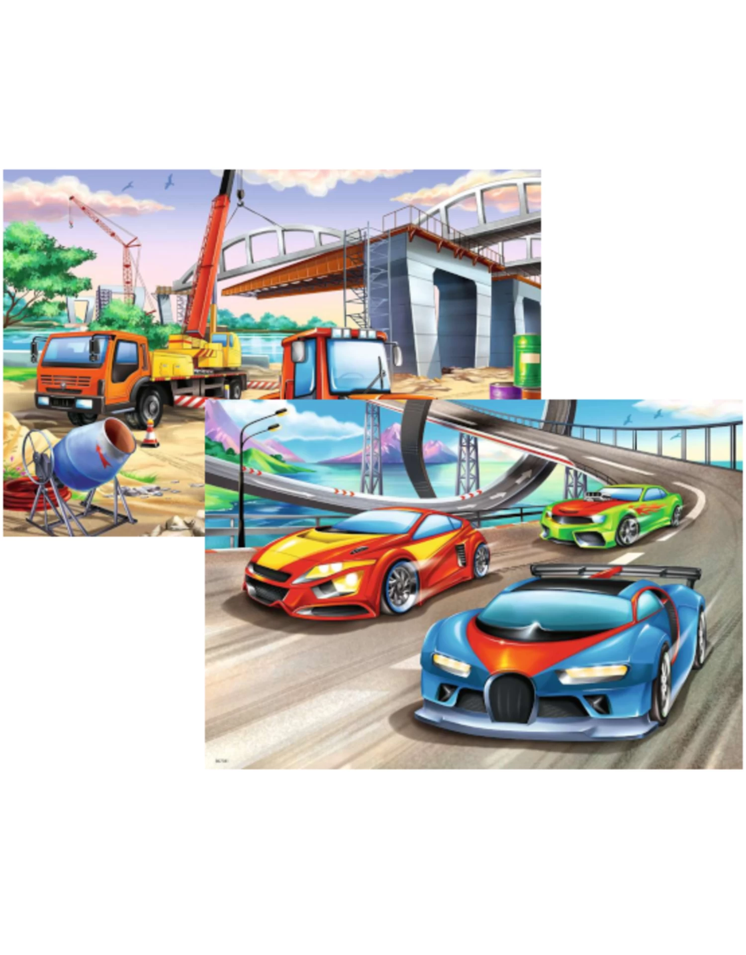 Ravensburger - 4+ - 2x24pcs - Construction & Cars - Image 2