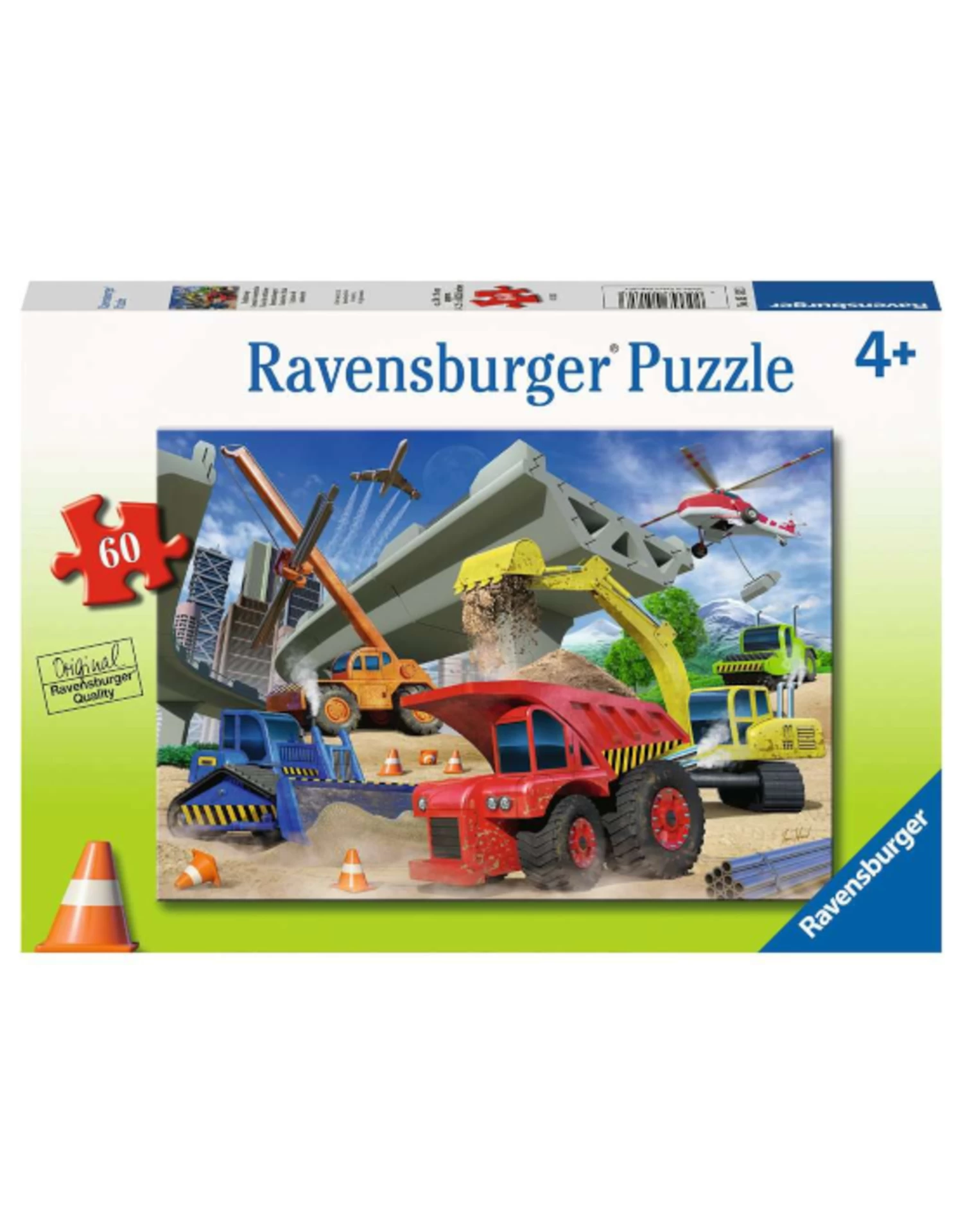 Ravensburger - 4+ - 60pcs - Construction Trucks