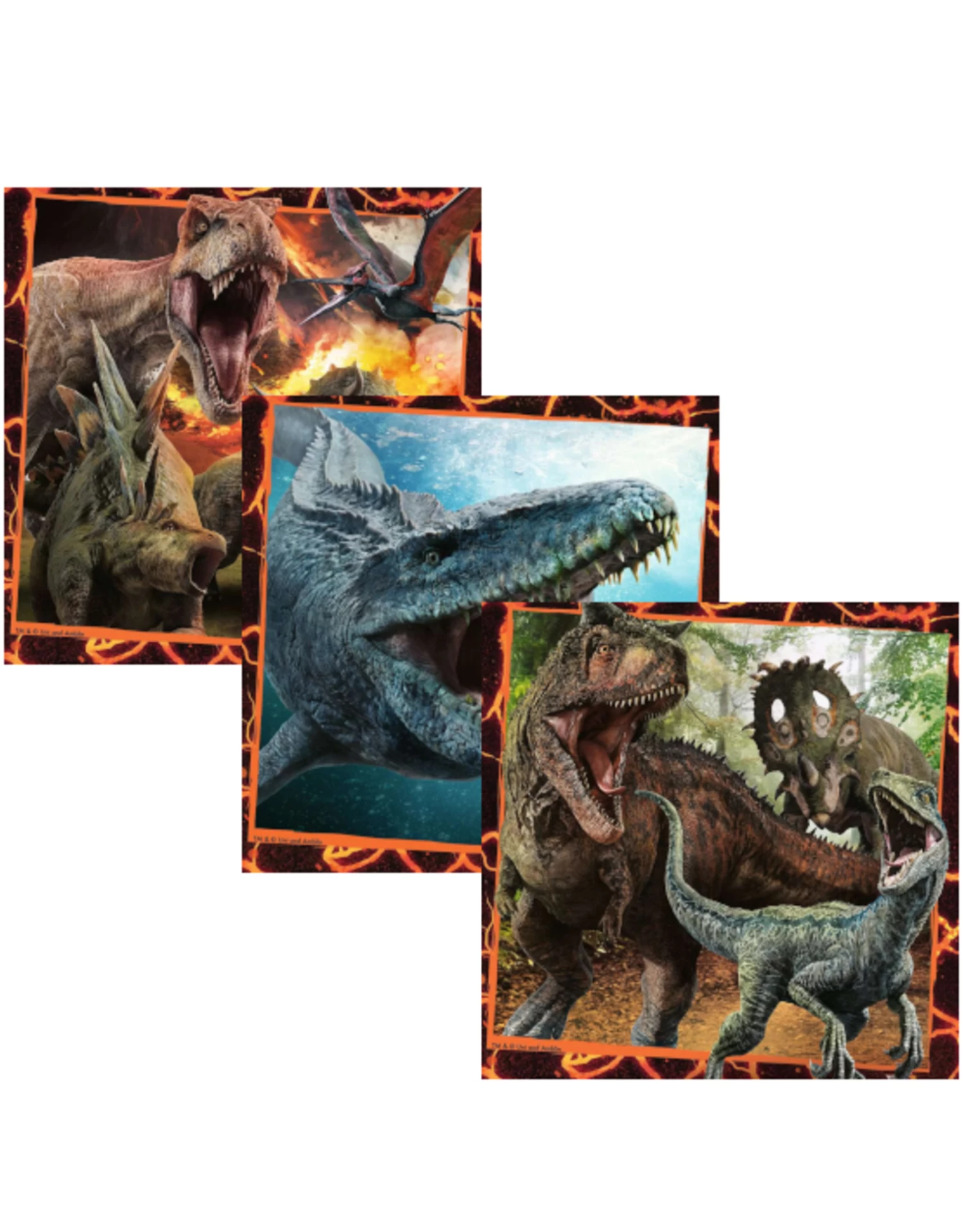Ravensburger - 5+ - 3 X 49 Pcs - Jurassic World Instinct To Hunt - Image 2