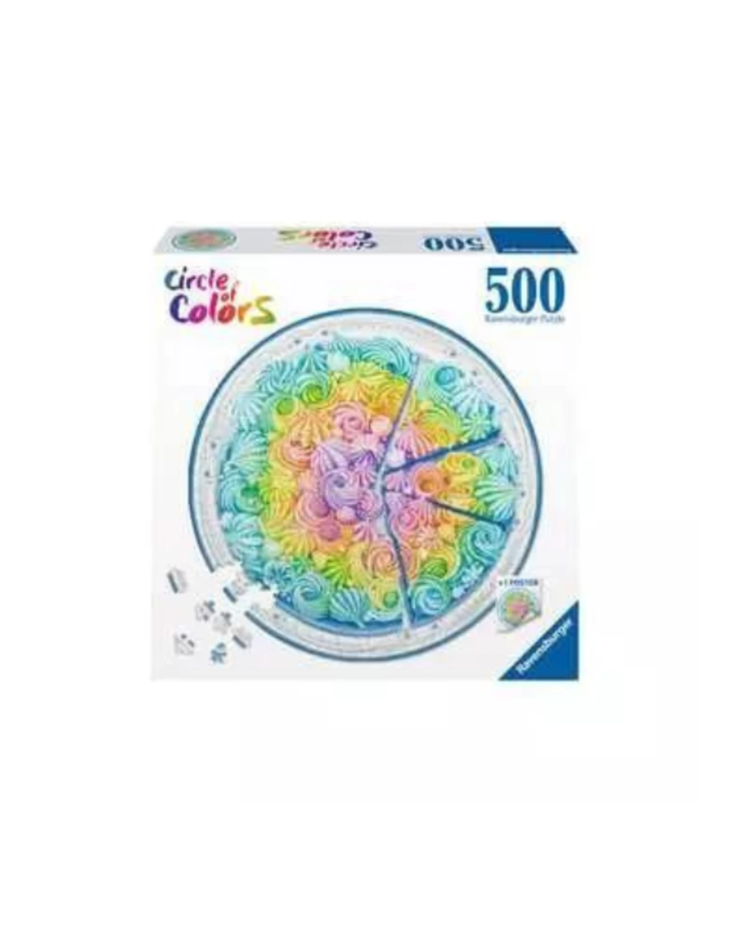 Ravensburger - 500 Pcs - Circle Of Colors: Rainbow Cake