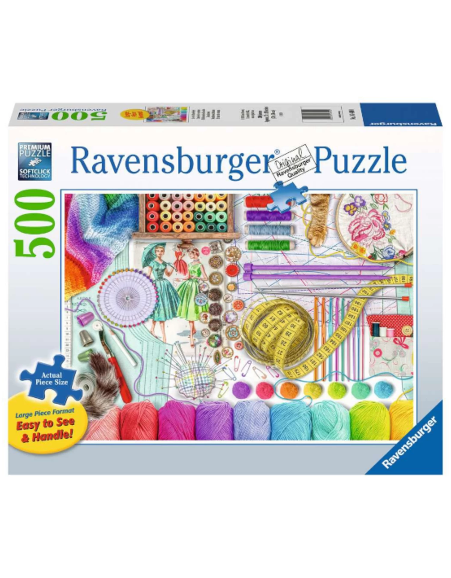 Ravensburger - 500 Pcs - Large Format - Needlework Station