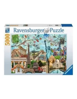 Ravensburger - 5000 Pc - Big Cities Collage