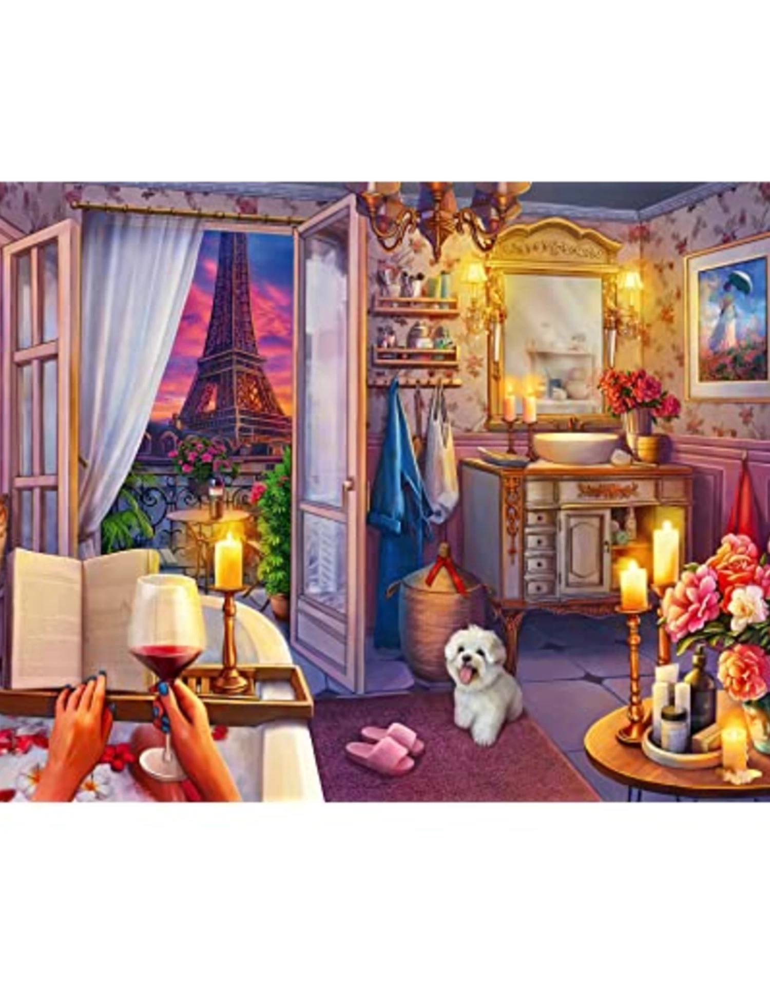 Ravensburger - 500pcs - Large Format - Cozy Bathroom - Image 2