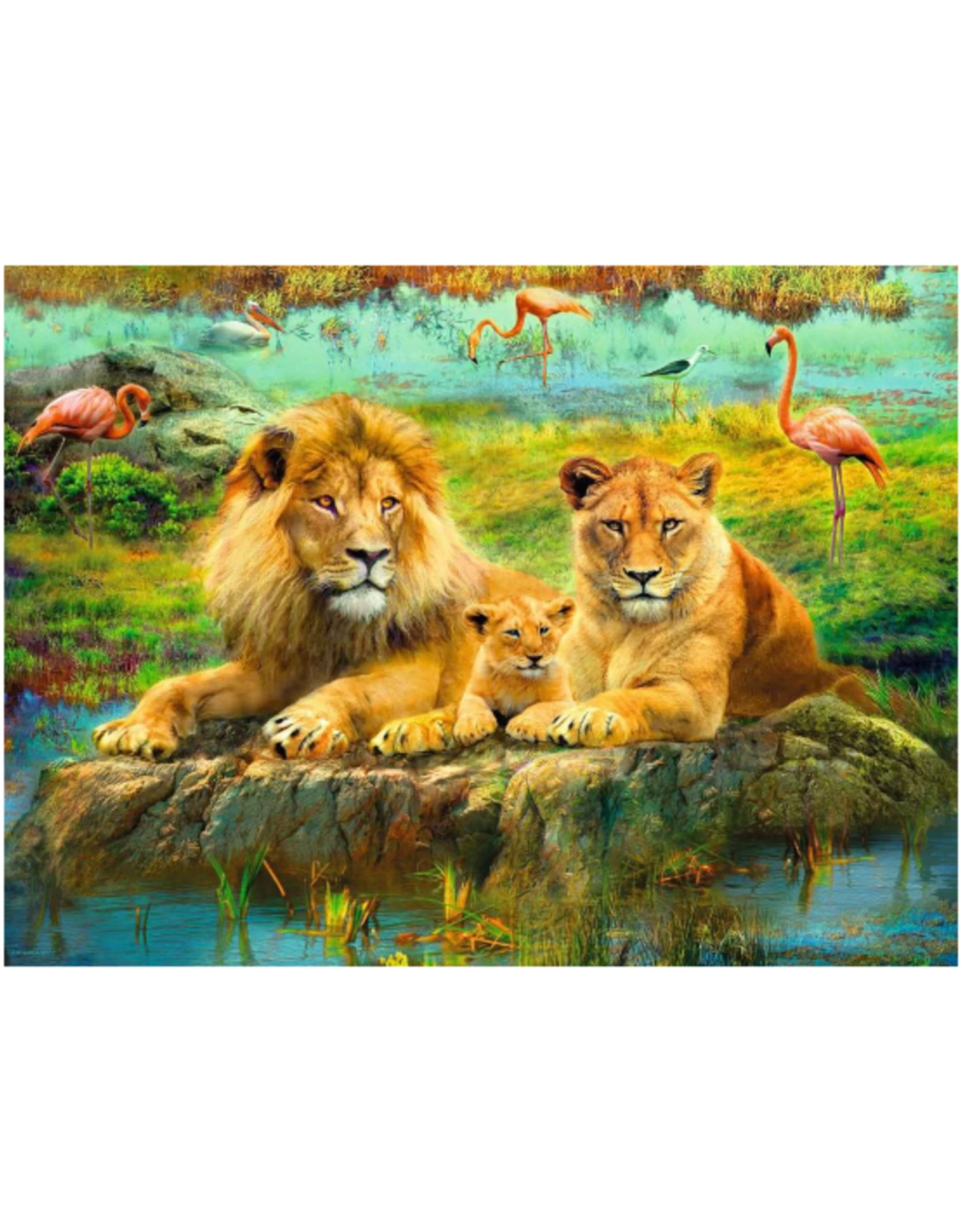 Ravensburger - 500pcs - Lions In The Savanna - Image 2