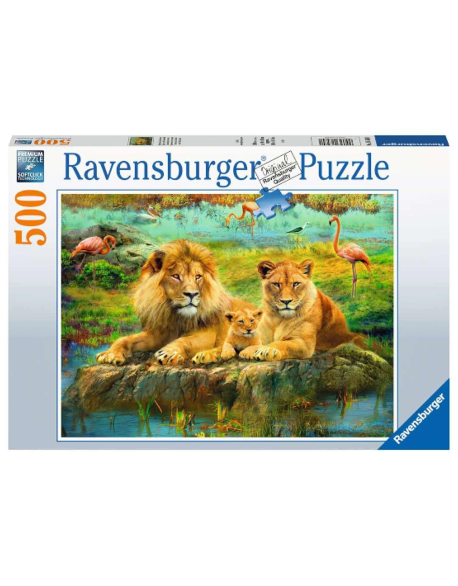Ravensburger - 500pcs - Lions In The Savanna